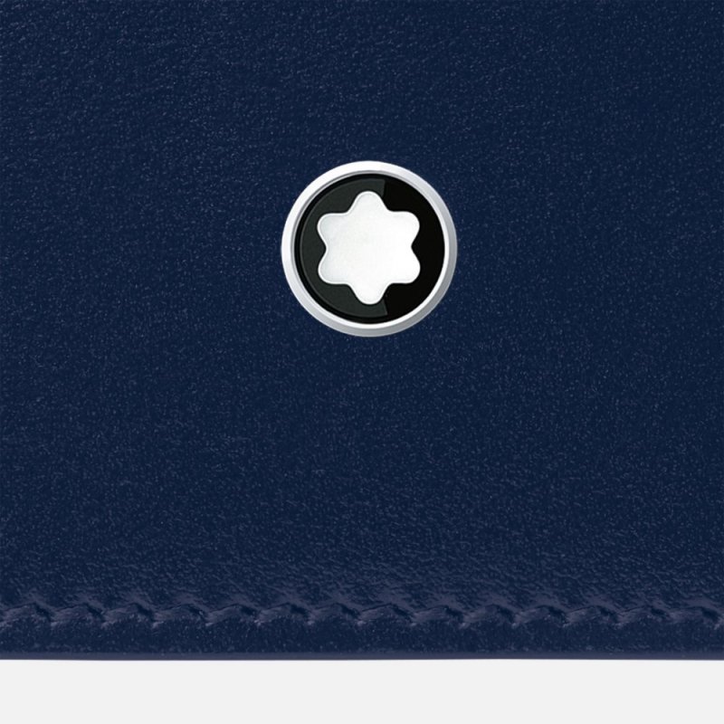 Montblanc - Portafoglio Meisterstück - Ink Blue - Pelle