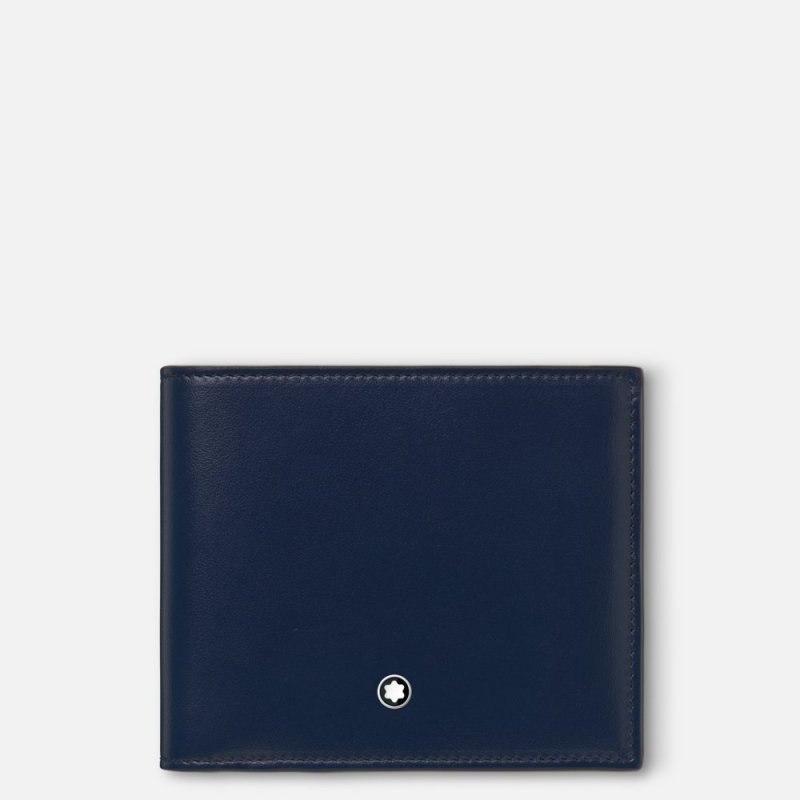 Montblanc - Portafoglio Meisterstück - Ink Blue - Pelle