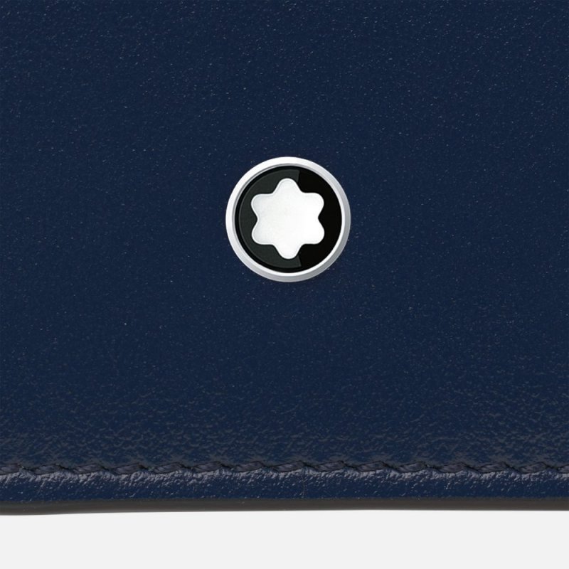 Montblanc - Portafoglio Meisterstück - Ink Blue - Pelle
