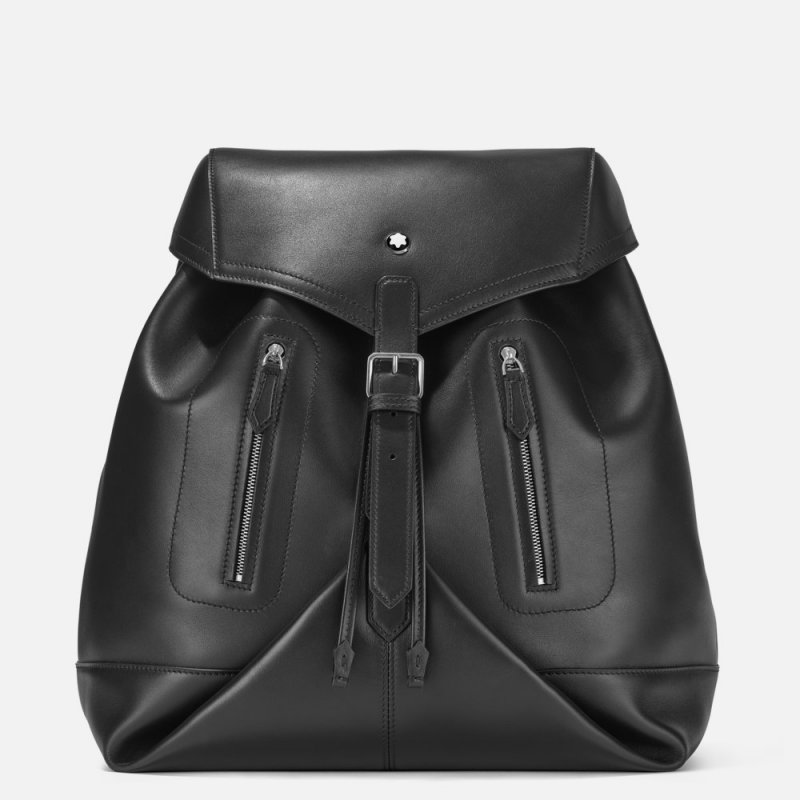 Montblanc - Zaino Soft - Pelle Di Vitello - Nero