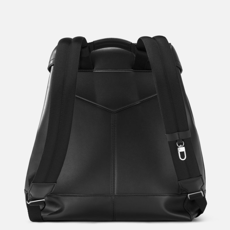 Montblanc - Zaino Soft - Pelle Di Vitello - Nero