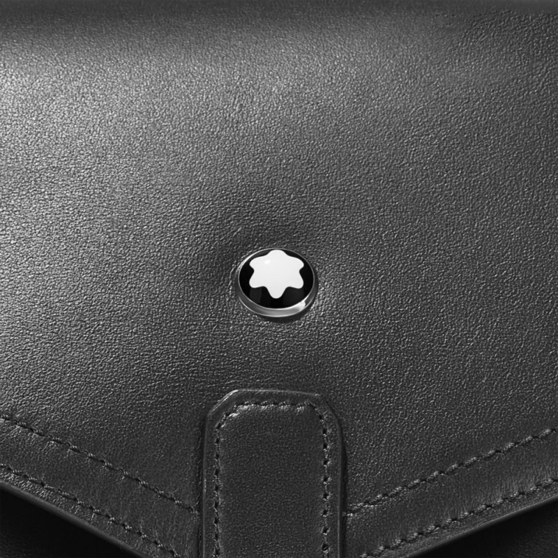 Montblanc - Zaino Soft - Pelle Di Vitello - Nero
