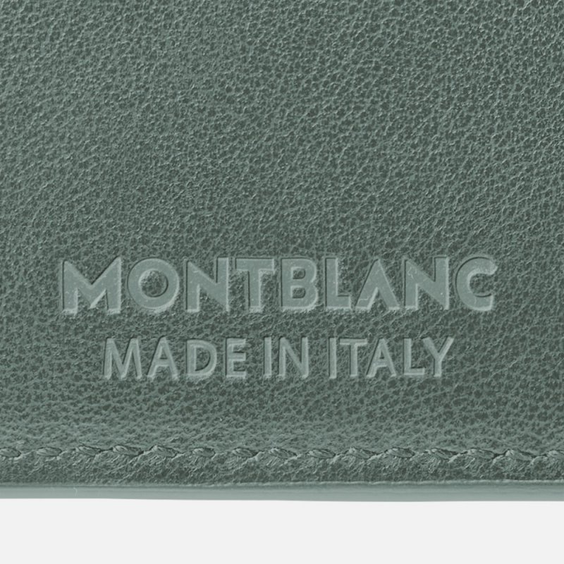 Montblanc - Portafoglio 8 Scomparti - Pelle - Pewter
