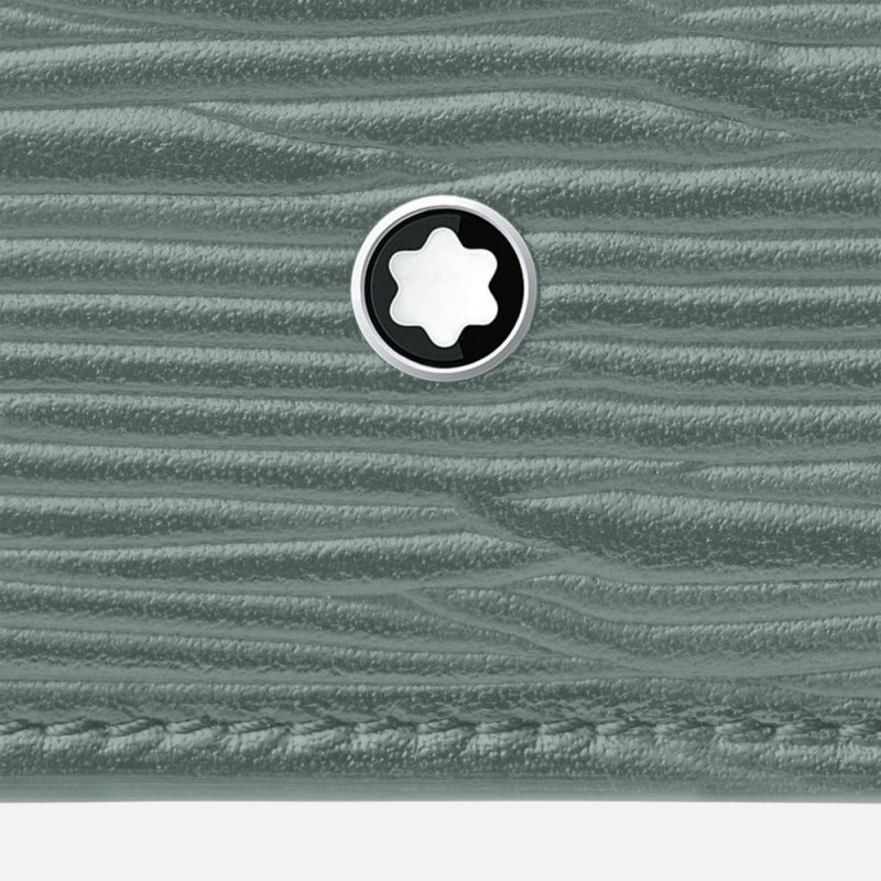 Montblanc - Portafoglio 8 Scomparti - Pelle - Pewter