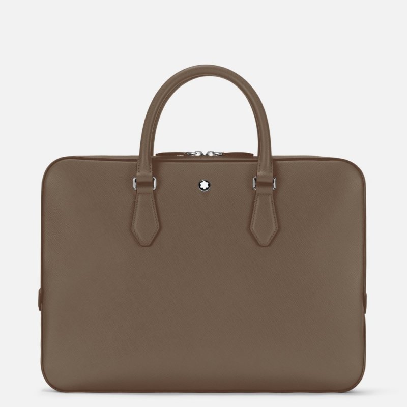 Montblanc - Borsa Portadocumenti Sartorial - Pelle - Mastic