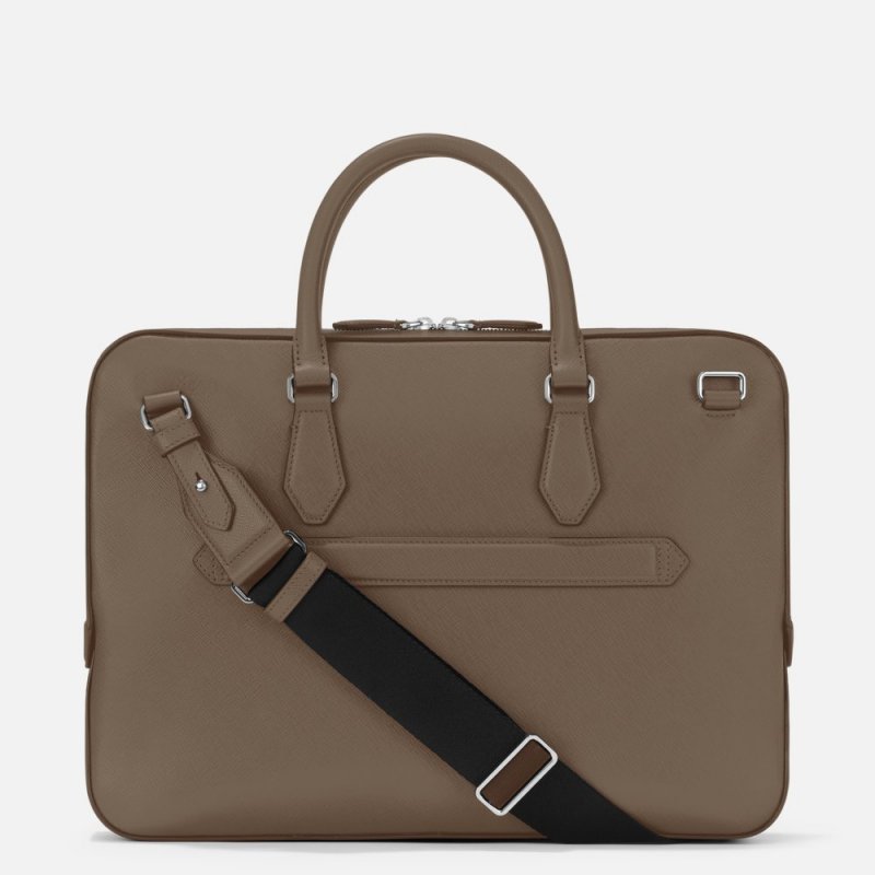 Montblanc - Borsa Portadocumenti Sartorial - Pelle - Mastic