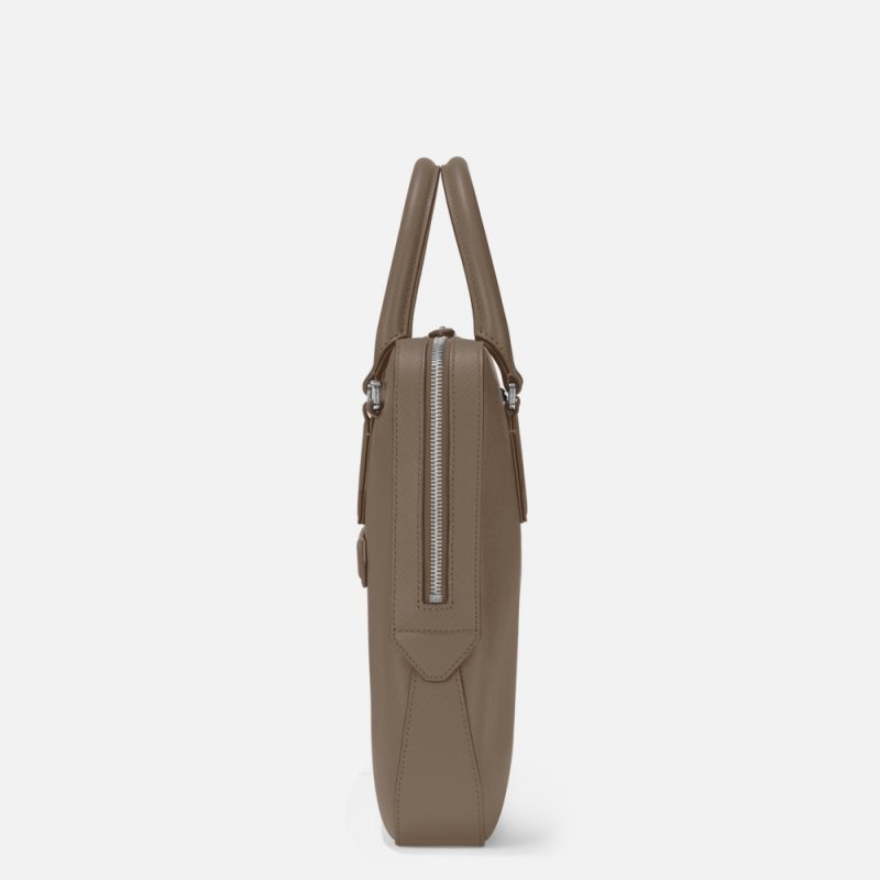Montblanc - Borsa Portadocumenti Sartorial - Pelle - Mastic