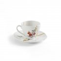 Kintsugi Coffee Cup with Saucer - Seletti