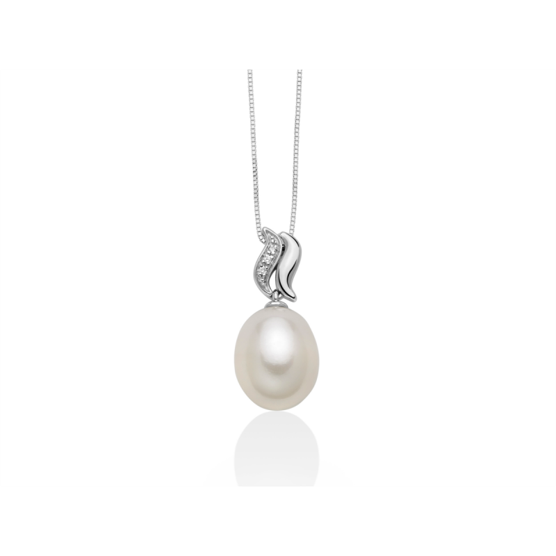 Miluna - Collana Donna - Oro - Perle
