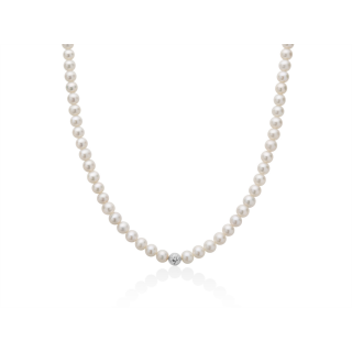 Miluna - Collana Donna Perle Boule - Oro - Pcl4978Bv