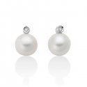 Orecchini con Perla 7.5mm e Diamante PER2667
