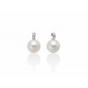 Orecchini Perla Miluna Oro Bianco 18kt PER2666