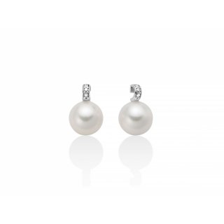 Orecchini Perla Miluna Oro Bianco 18kt PER2666