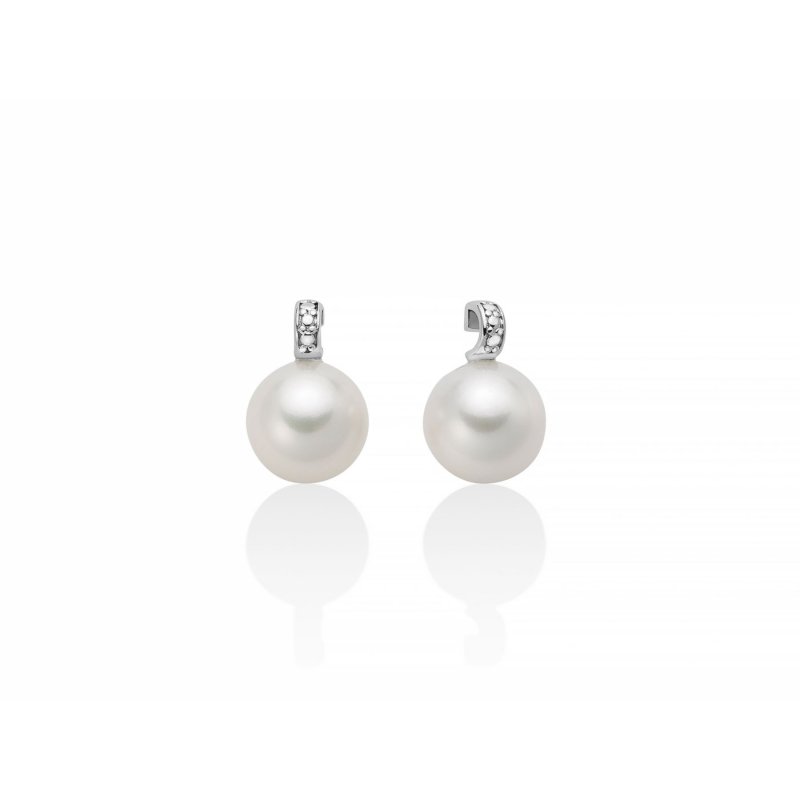 Orecchini Perla Miluna Oro Bianco 18kt PER2666