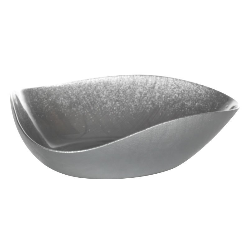Onlylux - Centrotavola Nicchio 33 Cm - Grigio/Argento