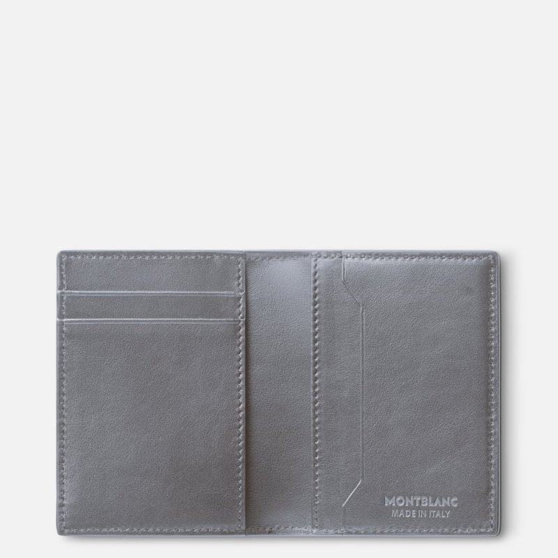 Montblanc - Porta Carte 4810 - Pelle - Acciaio