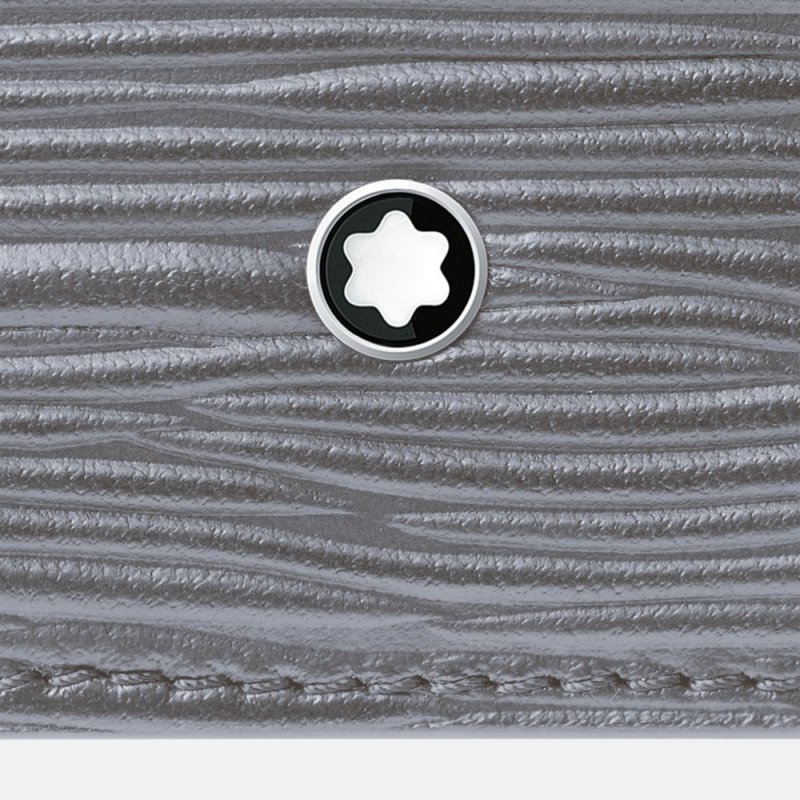 Montblanc - Porta Carte 4810 - Pelle - Acciaio