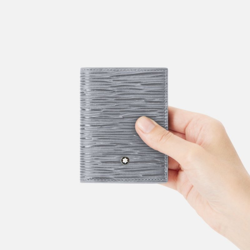 Montblanc - Porta Carte 4810 - Pelle - Acciaio