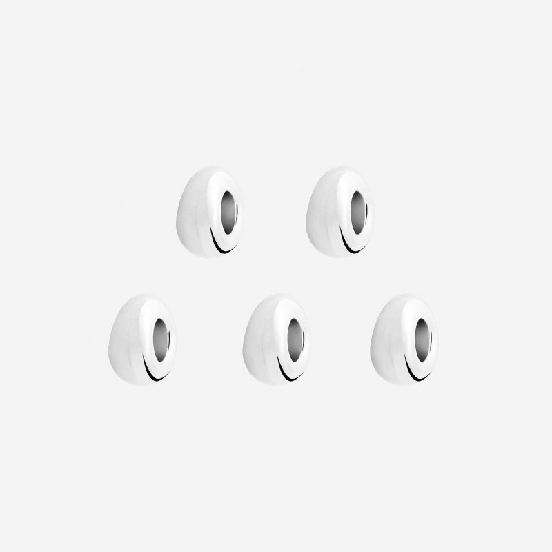 Dodo - Set Di 5 Componenti Rondelle - Argento 925