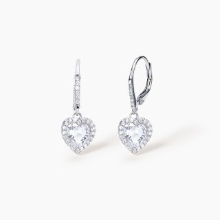Orecchini In Argento 925 Con Zirconi - Love Affair