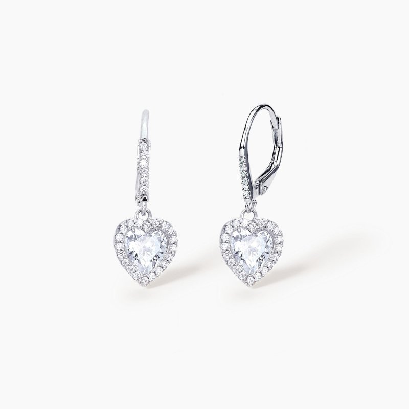 Orecchini In Argento 925 Con Zirconi - Love Affair