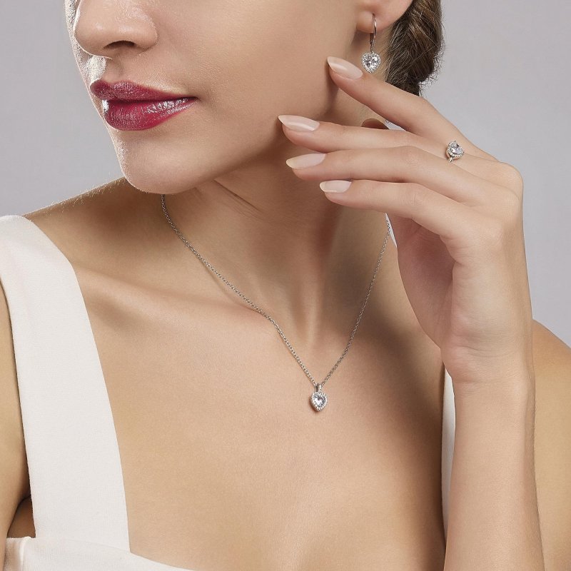Orecchini In Argento 925 Con Zirconi - Love Affair