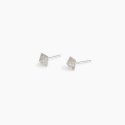 Orecchini In Argento 925 Con Zirconi - Borchia