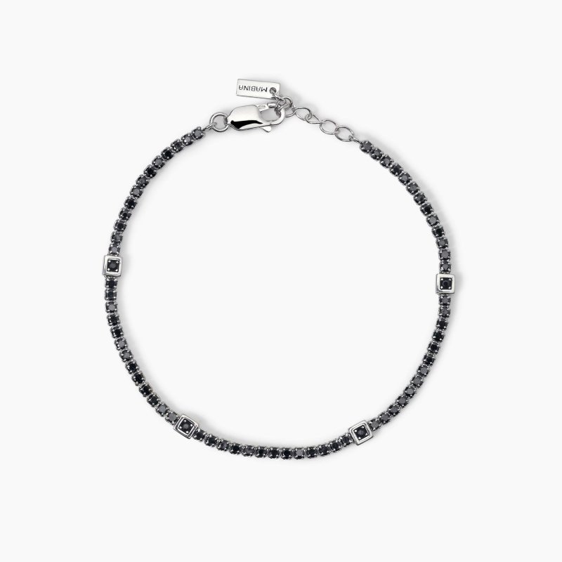 Bracciali In Argento 925 Con Zirconi - Gentleman