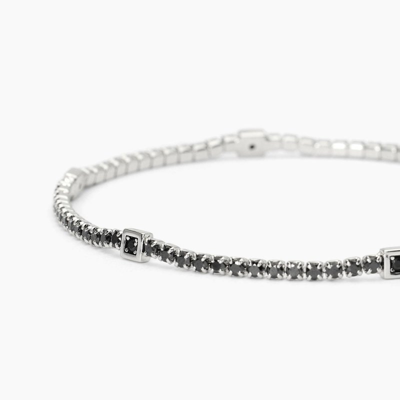 Bracciali In Argento 925 Con Zirconi - Gentleman
