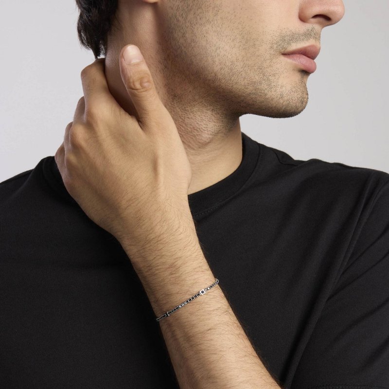 Bracciali In Argento 925 Con Zirconi - Gentleman