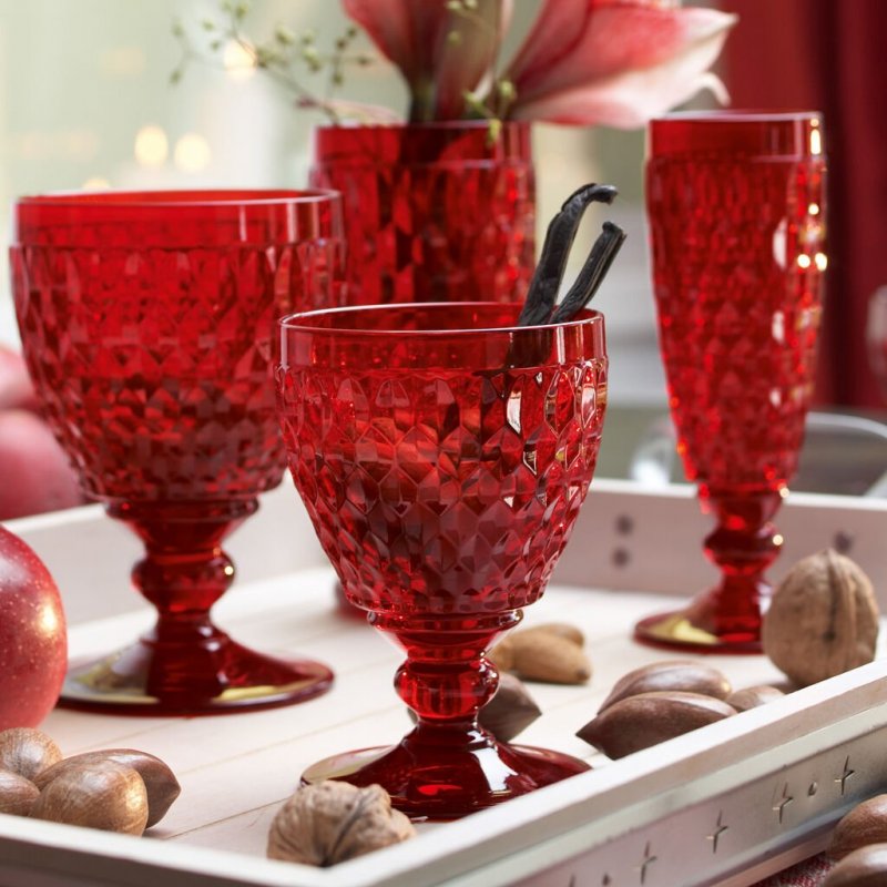 Boston Coloured Bicchiere Da Vino Bianco Red