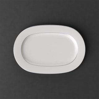 Anmut Platinum N. 1 Piatto Ovale 41 Cm