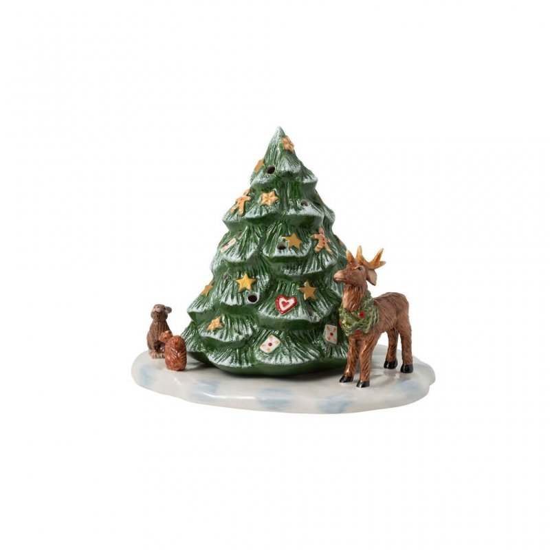 Christmas Toy's albero di Natale con animali del bosco, 23 x 17 x 17 cm