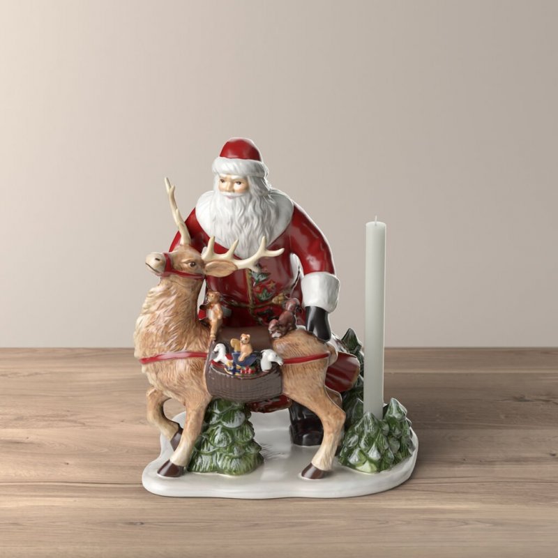 Christmas Toy'S Memory Babbo Natale Con Cervo, 30 X 24 X 35 Cm