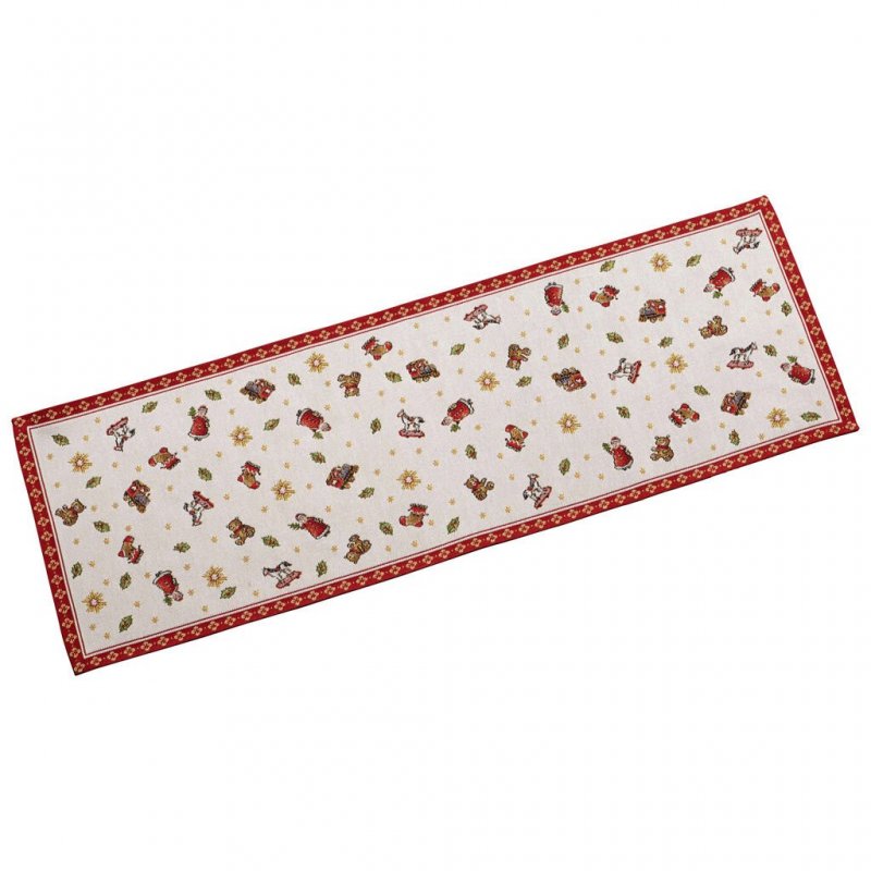 Toy‘S Delight Runner Gobelin L, Rosso/Multicolore, 32 X 96 Cm