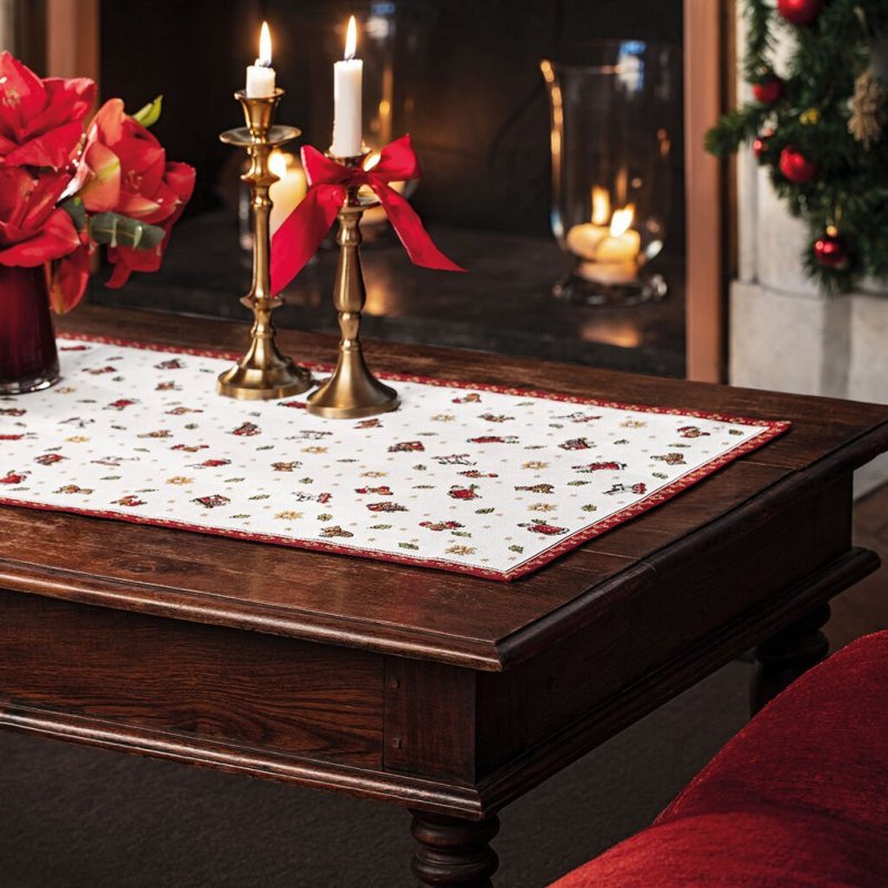 Toy‘S Delight Runner Gobelin Xl, Rosso/Multicolore, 49 X 143 Cm