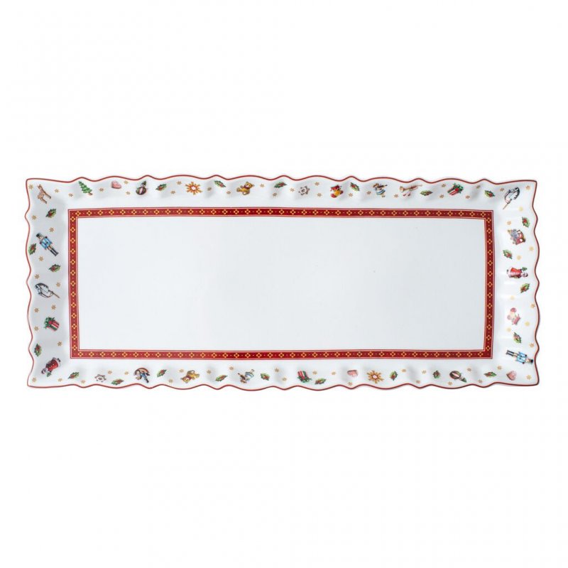 Toy‘S Delight Vassoio Per Torta Multicolore/Rosso/Bianco, 39 X 16 Cm- Villeroy & Boch