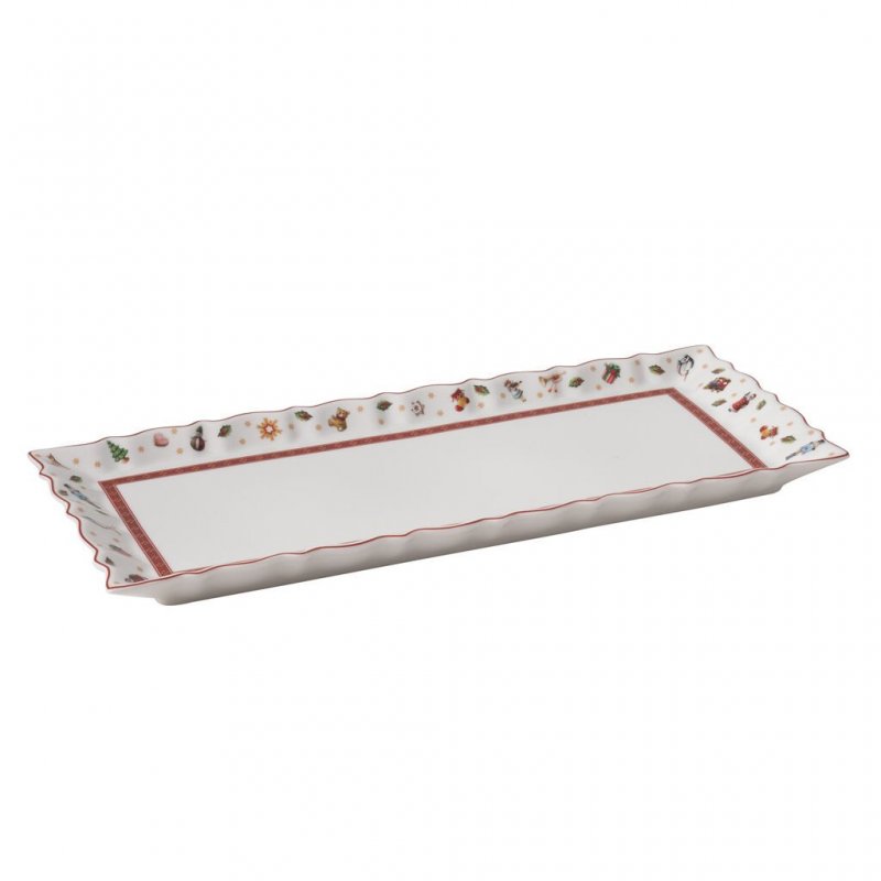 Toy‘S Delight Vassoio Per Torta Multicolore/Rosso/Bianco, 39 X 16 Cm- Villeroy & Boch