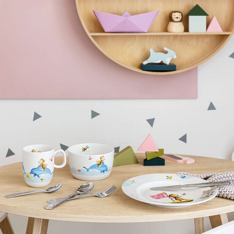 Happy as a Bear posate per bambini, 4 pezzi