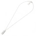 Collana Trilogy In Argento Bianco