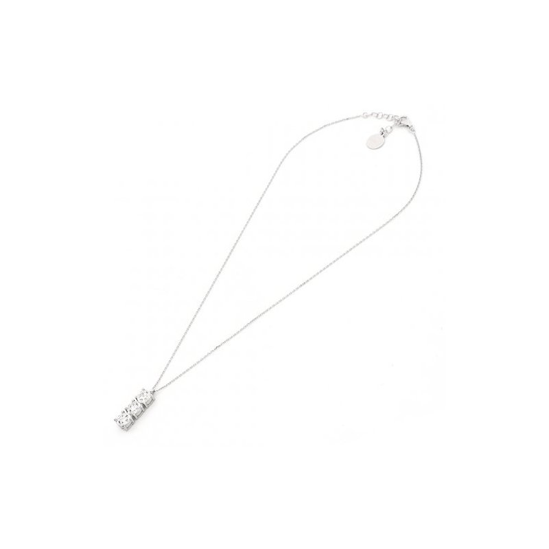 Collana Trilogy In Argento Bianco