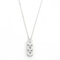 Collana Trilogy In Argento Bianco