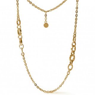 Collana in bronzo dorato