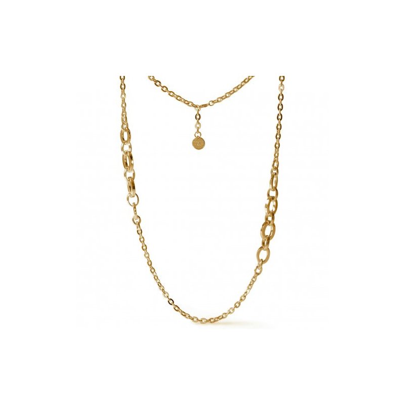Collana in bronzo dorato