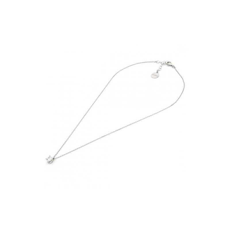 Collana Cubic Zirconia Maxi In Argento Bianco