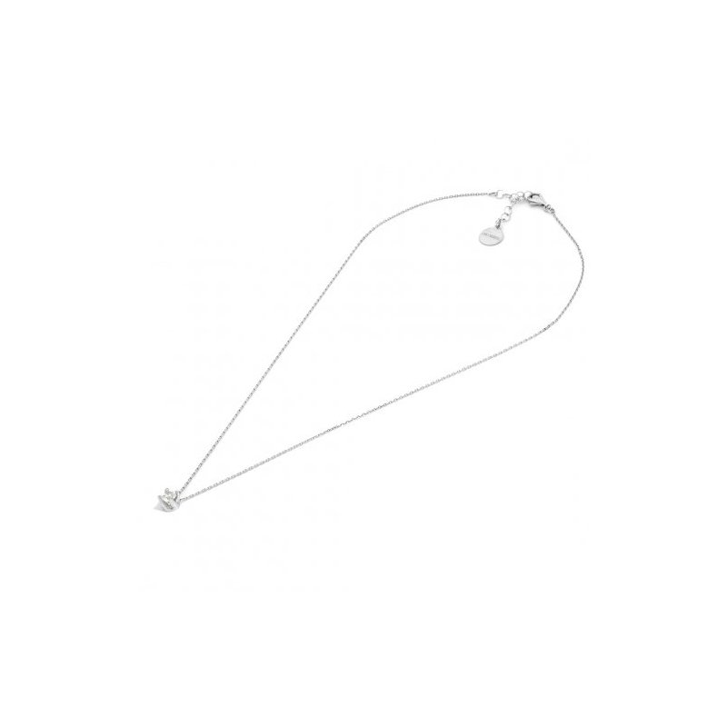 Collana Cubic Zirconia Mini In Argento Bianco