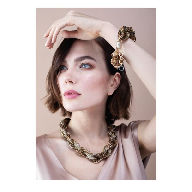Ottaviani - Collana Torchon - Cristalli - Perline