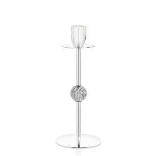 Ottaviani - Candeliere In Metallo - Strass - H.Cm.20,5