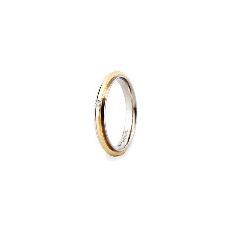 Fede Uomo Gioielli Unoaerre Brillanti Promesse 50 Afc 281/001 07 21
