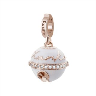 Rosato - Charm Donna Storie - Argento 925 - Placcatura Oro Rosa